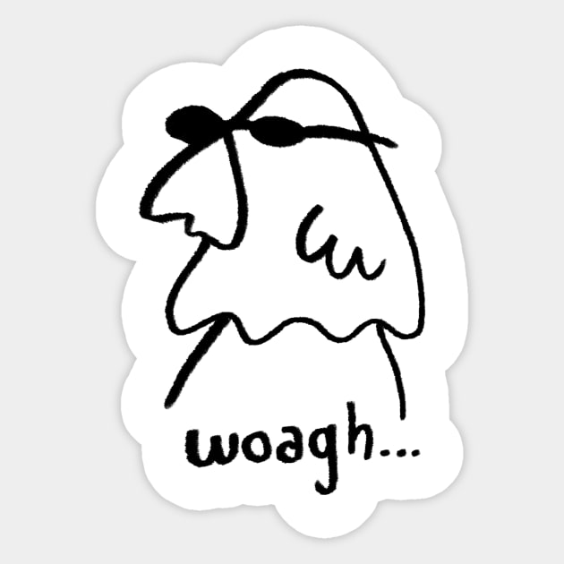 woagh Sticker by stratusgio